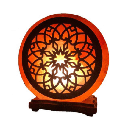 Himalayan Salt 3D Arabic Pattern Lamp